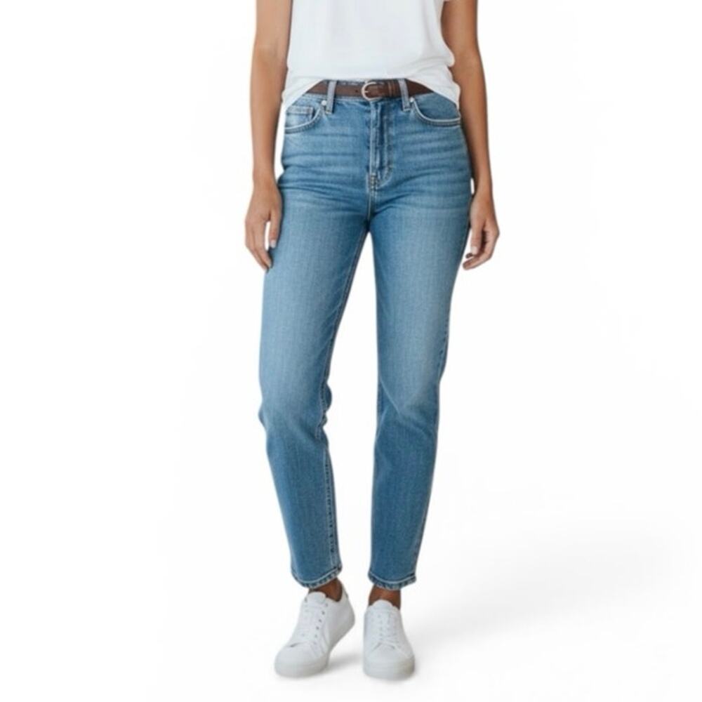 Denizen Levi’s Curvy Skinny Jeans Medium Wash Blue Denim W423 Stretchy Size 8